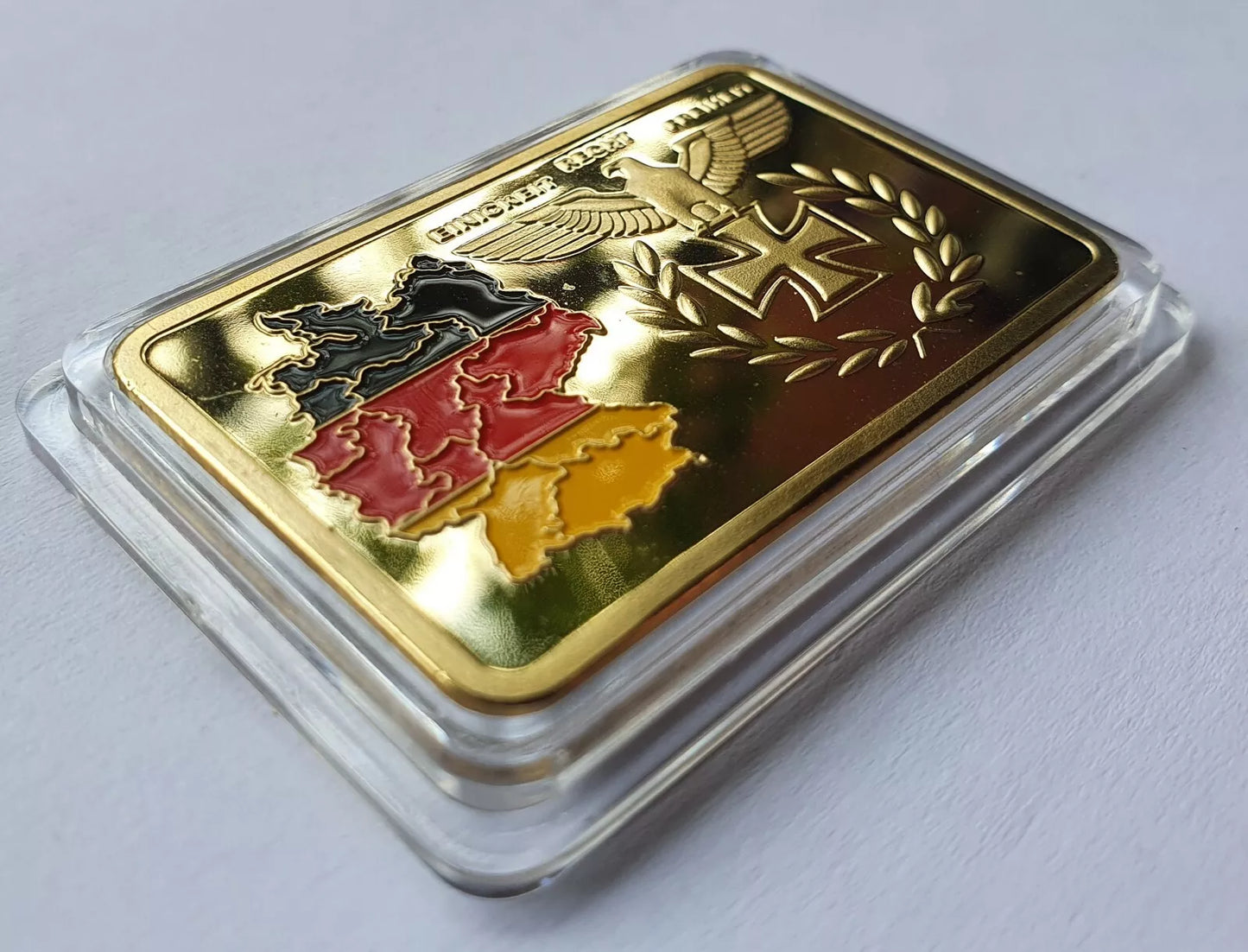 BARREN - DEUTSCHLAND KARTE - KOLORIERT