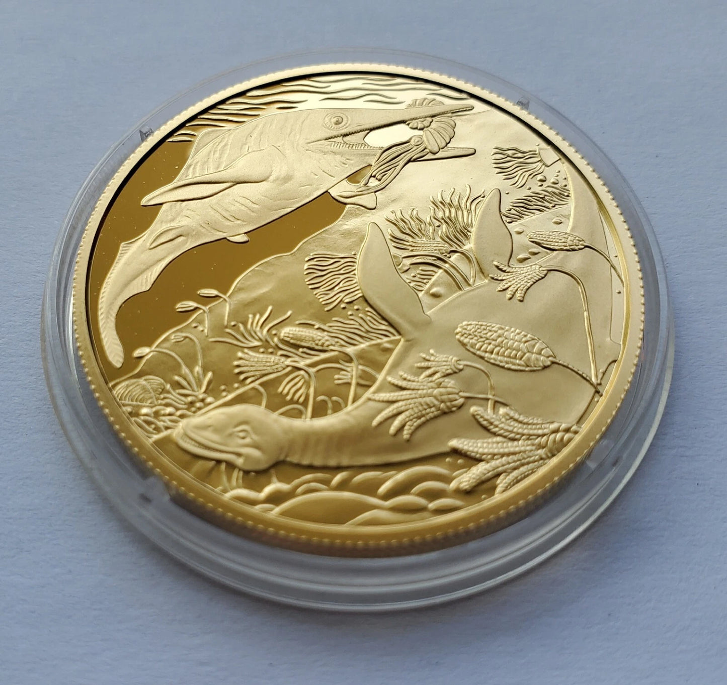 20 Euro Münze - Österreich - Leben im Wasser 2013 - Proof - 24 Karat vergoldet