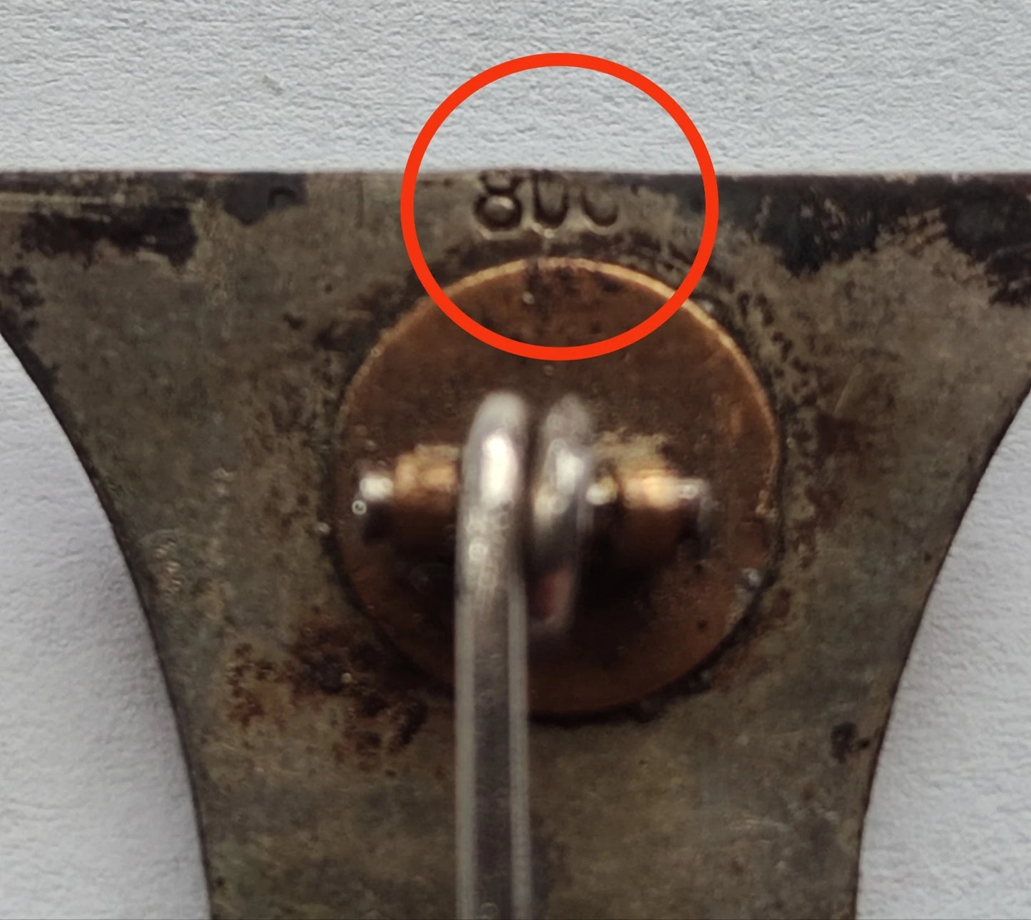 EISERNES KREUZ - 1. KLASSE 1914 - 800 SILBER - GEWÖLBT - ORDEN