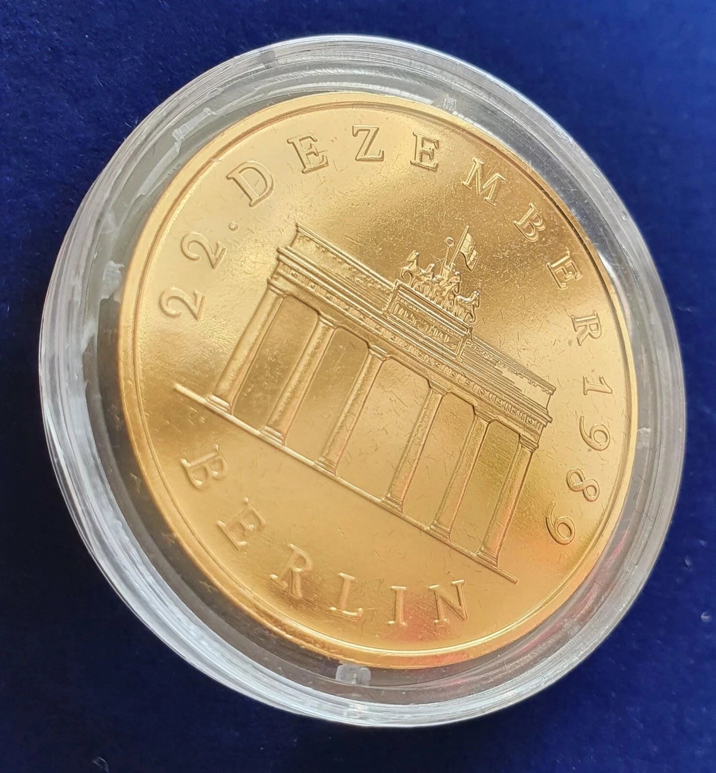 23 DDR Mark Münzen - 24 Karat Gold vergoldet
