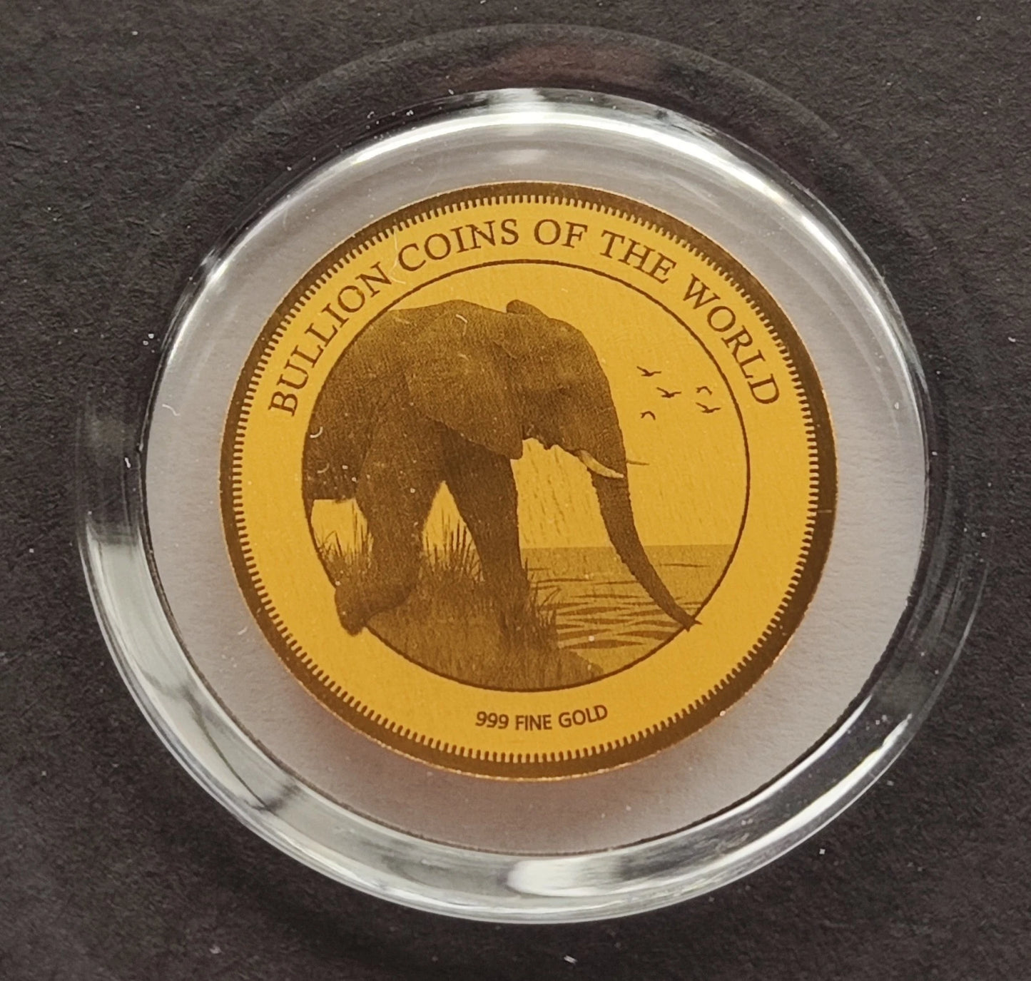 1/500 UNZE GOLD - AFRIKA ELEFANT - GOLDMÜNZE