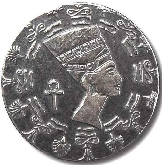 1/10 UNZE SILBER - ÄGYPTEN / NOFRETETE - SILBERBARREN