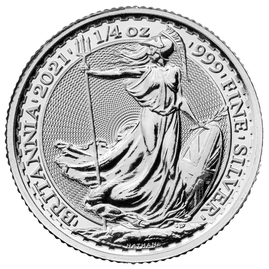 1/4 UNZE 999 SILBER - BRITANNIA 2021 - SILBERMÜNZE
