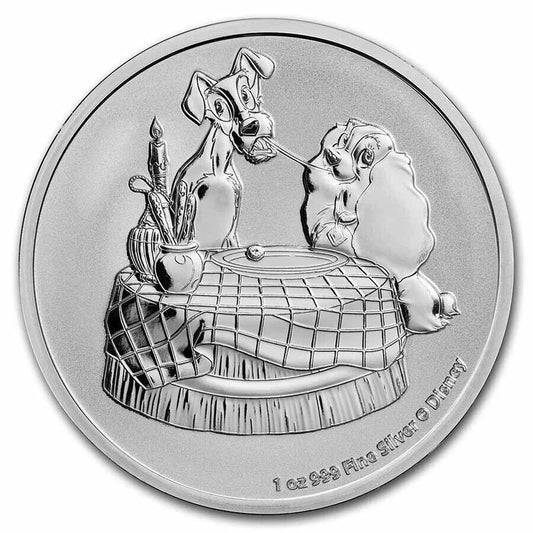 1 UNZE SILBER - SUSI UND STROLCH - SILBERMÜNZE