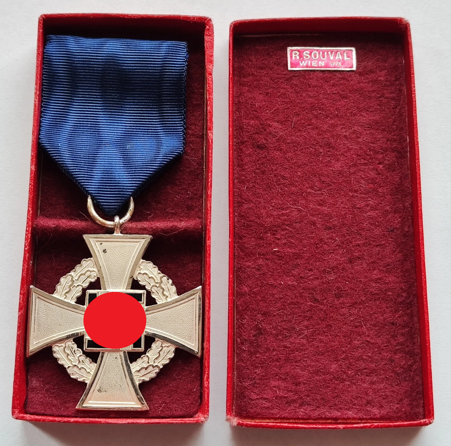 25 JAHRE TREUEDIENST - 2. STUFE SILBER - IM ORIGINAL ETUI - ORDEN