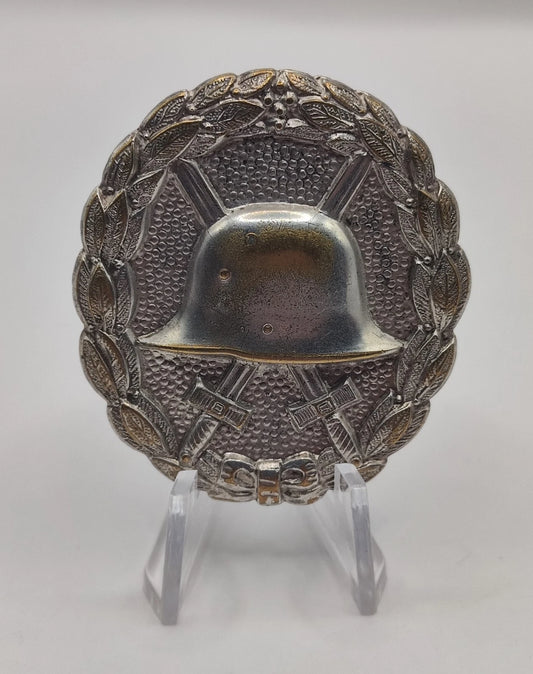 VERWUNDETENABZEICHEN SILBER 1914 - OTTO SCHICKLE / PFORZHEIM - ORDEN