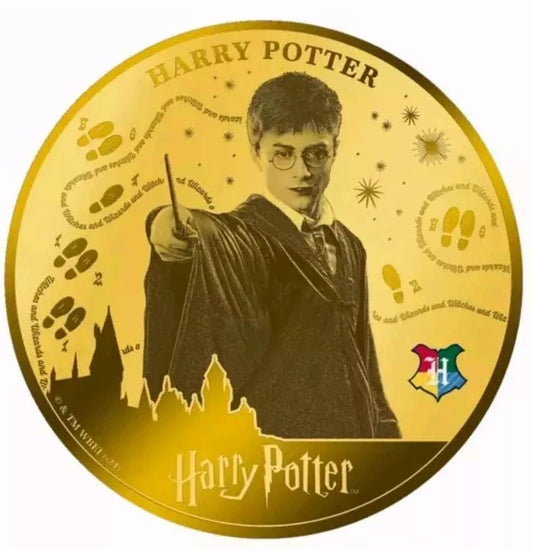 ZAUBERER HARRY POTTER - GOLDMÜNZE