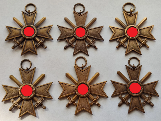 1 x KRIEGSVERDIENSTKREUZ 2. KLASSE MIT SCHWERTER - MIT BANDABSCHNITT - ORDEN - 1939