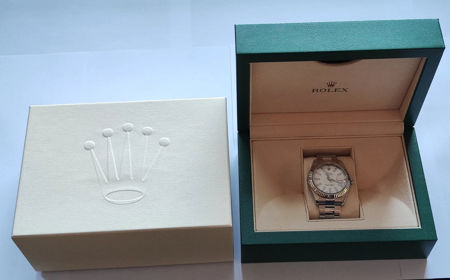 Rolex Datejust II - mit 750 Weißgold Lünette - 41mm - Automatik Uhr