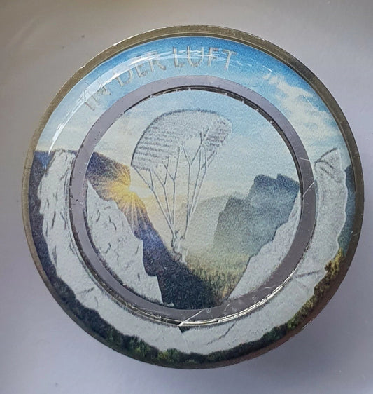10 EURO MÜNZE - IN DER LUFT 2019 - POLYMERRING - KOLORIERT