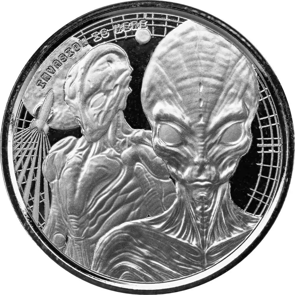 1/2 UNZE SILBER - ALIEN 2022 - SILBERMÜNZE