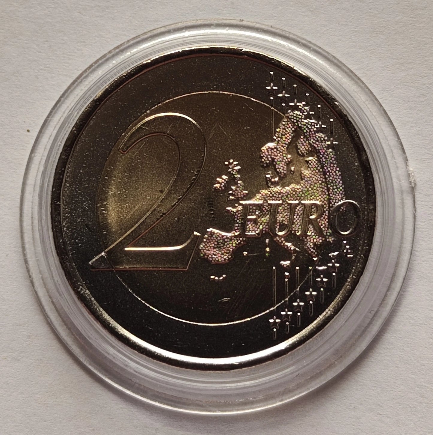 2 Euro Münze - Finnland - 100. Geburtstag von Vaino Linna 2020 - koloriert