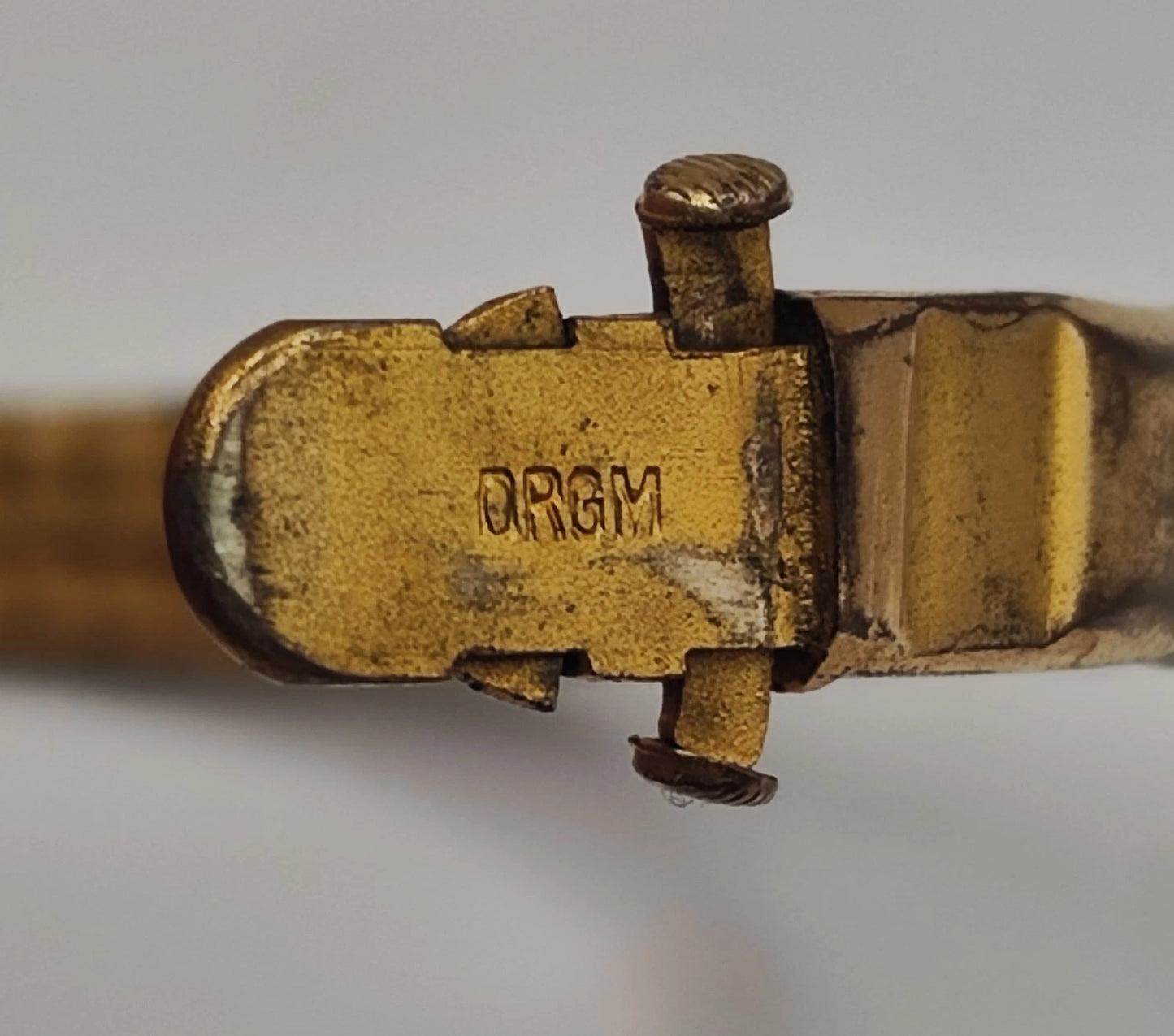 GRANATHÜLSEN ARMREIFEN - EISERNES KREUZ - HERSTELLER DRGM & KJAG - WK I  -1914