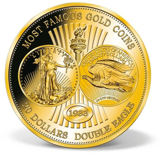 1/200 UNZE GOLD - USA GOLD EAGLE USA 1933 - GOLDMÜNZE