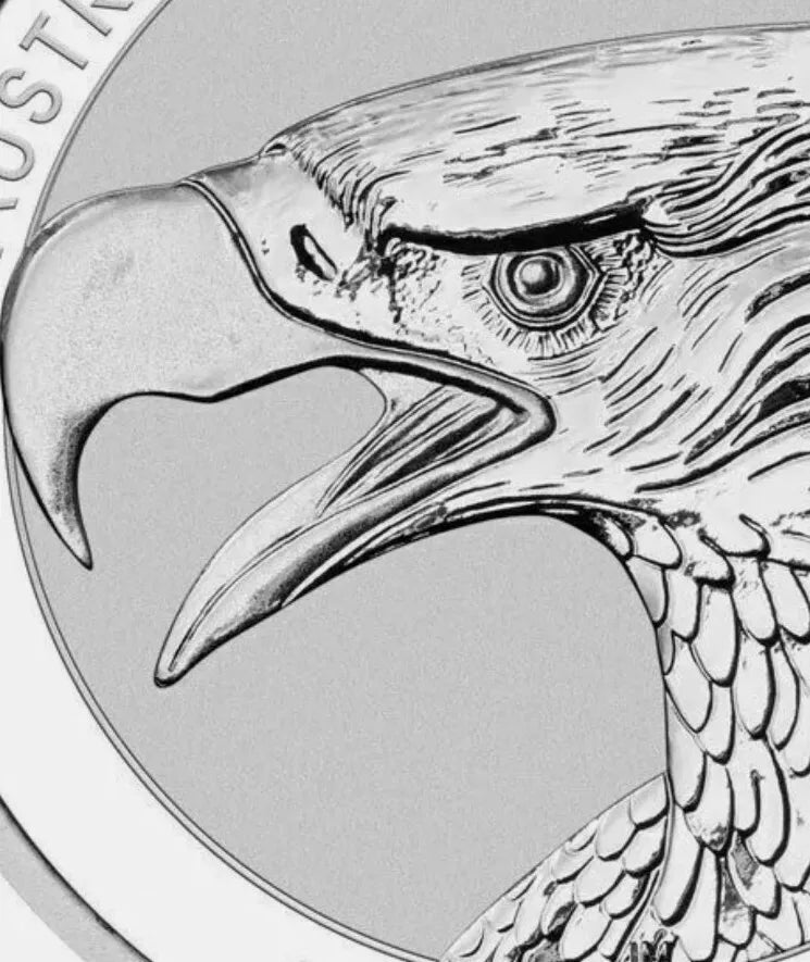 1 UNZE SILBER - ADLER KOPF / EAGLE 2022 - SILBERMÜNZE