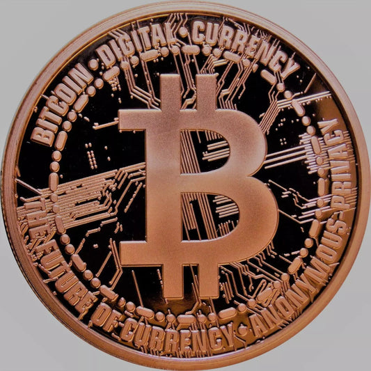 1 UNZE 999 KUPFER - BITCOIN 2018 - KUPFERBARREN