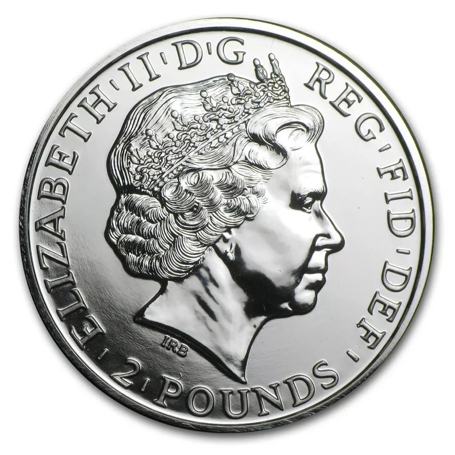 1 UNZE SILBER - LUNAR ZIEGE 2015 - SILBERMÜNZE
