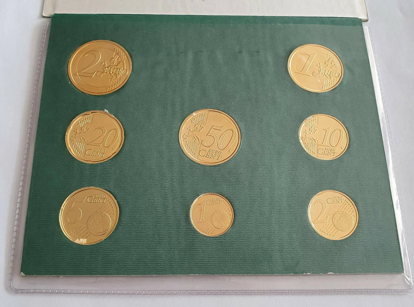 ORIGINAL EURO KMS MÜNZEN - VATIKAN / PAPST FRANZISKUS 2010 - 24 KARAT VERGOLDET