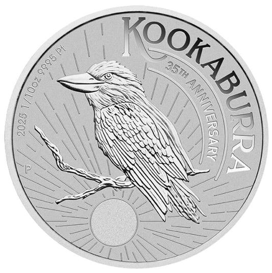 1/10 UNZE PLATIN - KOOKABURRA / AUSTRALIEN 2025 - MÜNZE