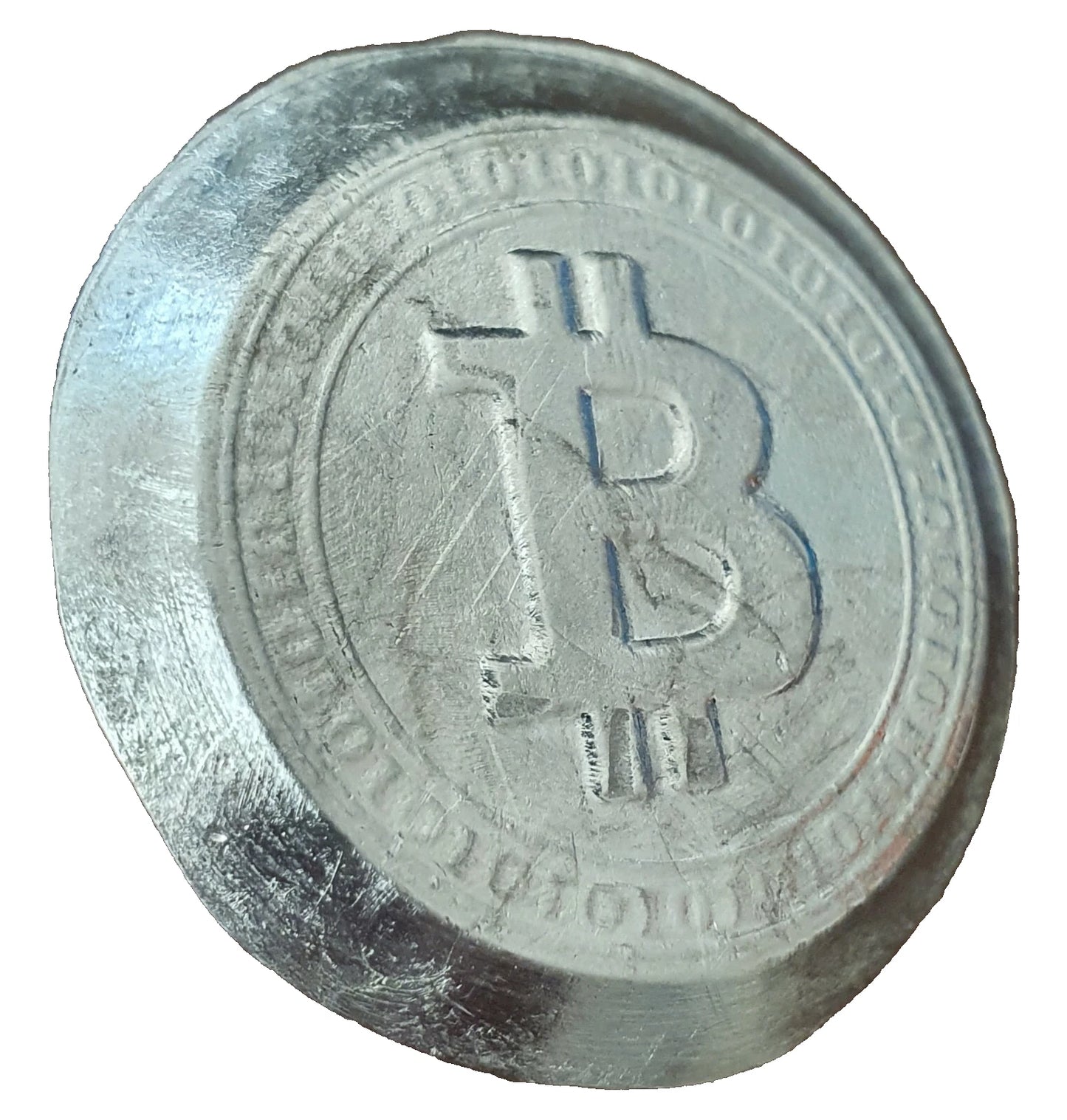 1 UNZE INDIUM - BITCOIN - INDIUMBARREN - SELTEN