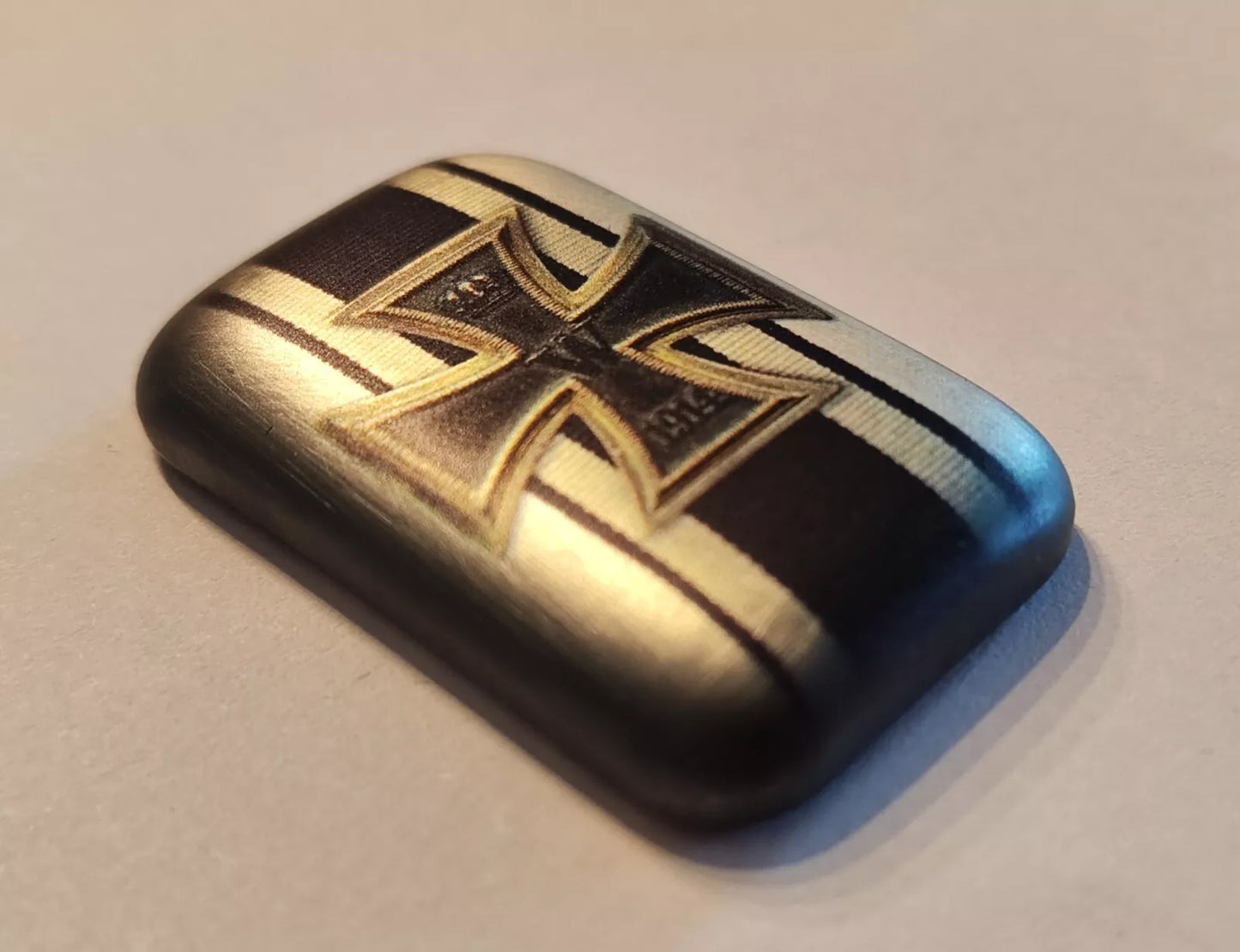 2 UNZEN 999 SILBER - EISERNES KREUZ 1914 - NUR 100 STÜCK - KOLORIERT - SILBERBARREN