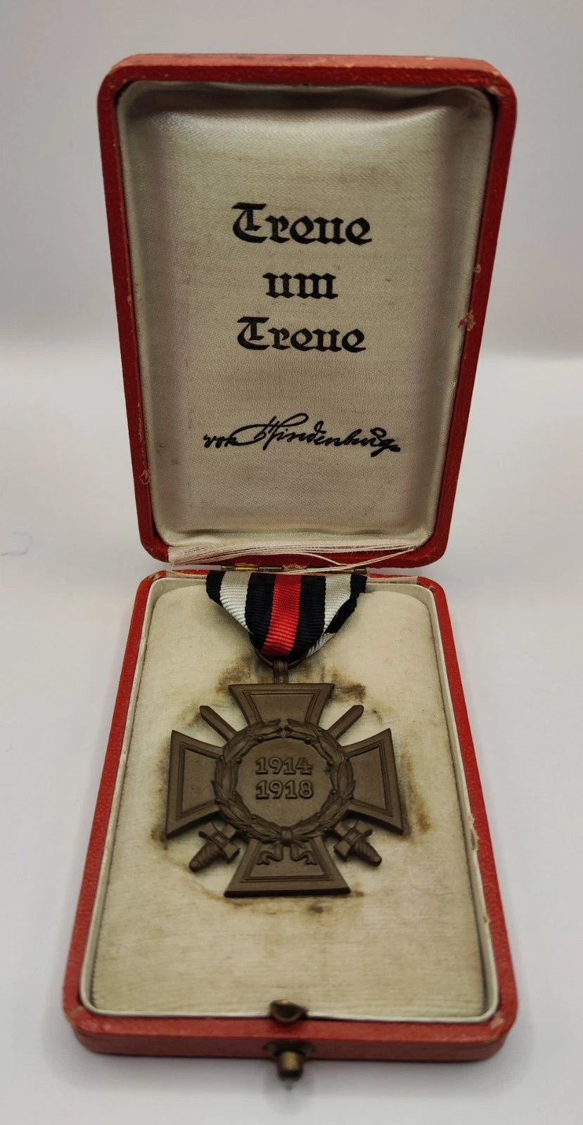 FRONTKÄMPFERKREUZ - ORDEN - ERSTER WELTKRIEG - IM ORIGINL ETUI