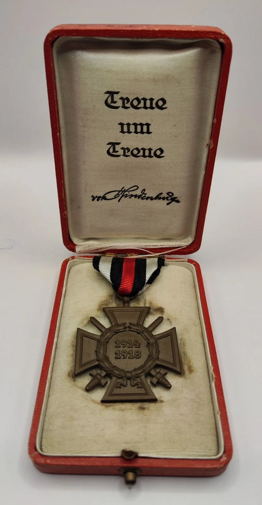 FRONTKÄMPFERKREUZ - ORDEN - ERSTER WELTKRIEG - IM ORIGINL ETUI