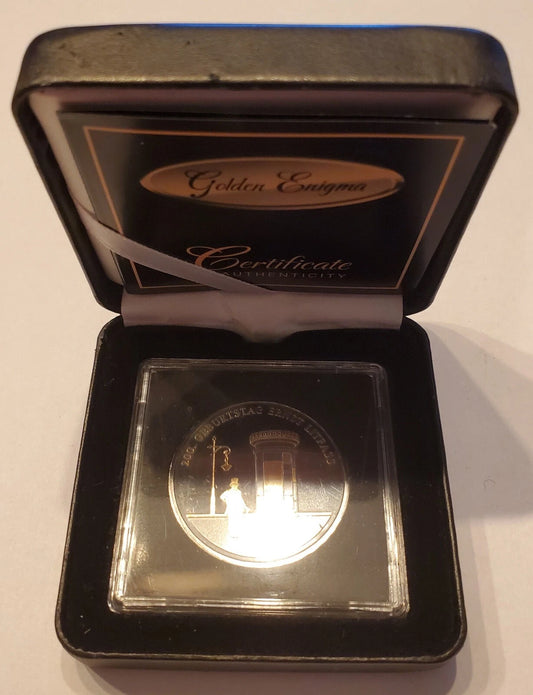 20 Euro Silbermünze - BRD - 200. Geburtstag Ernst Litfaß 2016 - mit Ruthenium & Gold veredelt