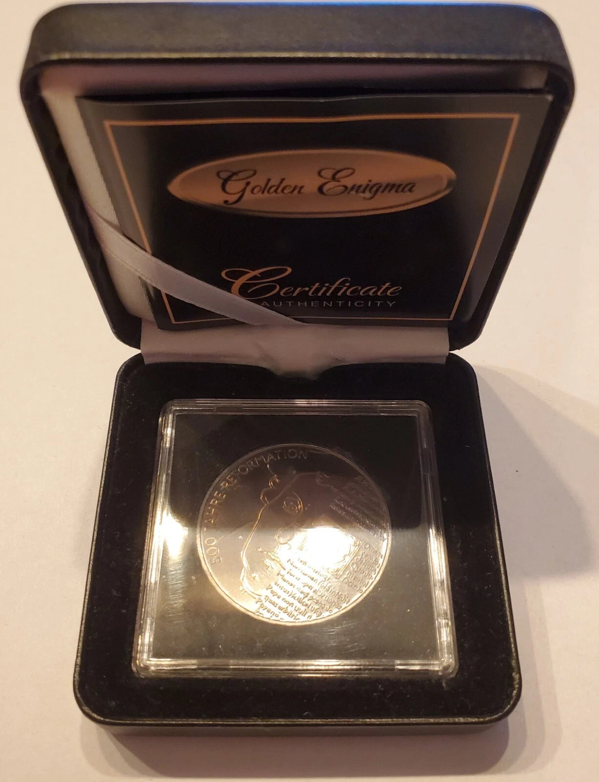20 Euro Silbermünze - BRD - 500 Jahre Reformation 2017 - mit Ruthenium & Gold veredelt