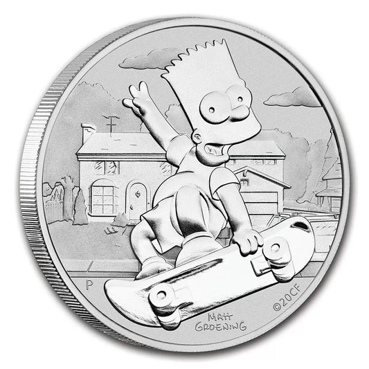 1 UNZE 999 SILBER - BART / THE SIMPSONS - SILBERMÜNZE