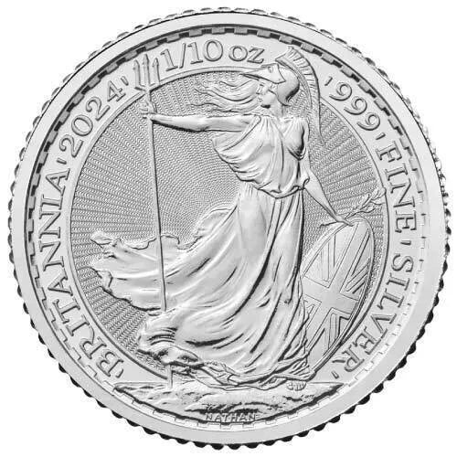 1/10 UNZE 999 SILBER - BRITANNIA 2024 - SILBERMÜNZE