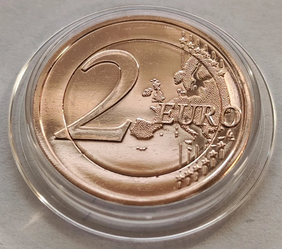 5 x 2 Euro Münzen Set - BRD Bundesrat 2019 - Silber / Platin / Rotgold / Ruthenium / Gold