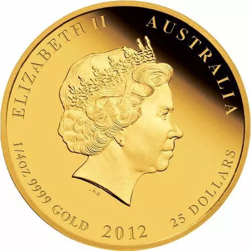 LUNAR DRACHE SET 2012 - 1 + 1/4 + 1/10 UNZE GOLD - PROOF - GOLDMÜNZE