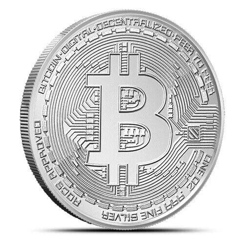 1 UNZE 999 SILBER - BITCOIN 2022 - SILBERMÜNZE