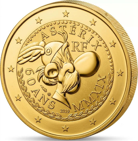 1 x 2 EURO MÜNZE - DIVERSE MOTIVE AUS EUROPA & DEUTSCHLAND - 24 KARAT VERGOLDET