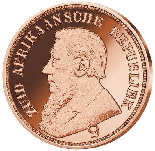 1 UNZE KUPFER - AFRIKA / KRÜGERRAND - KUPFERBARREN